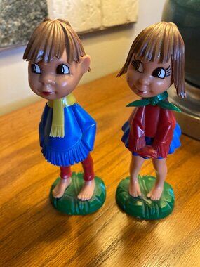 Vintage 1960s Kissing Boy and Girl Magneto Made in West Germany